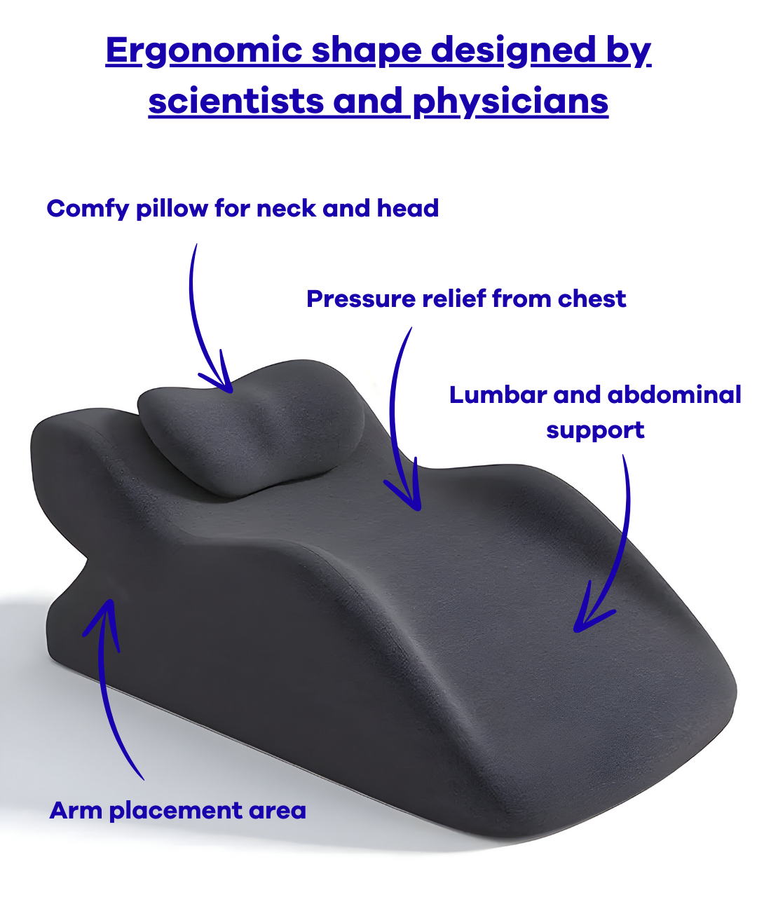 RelaxCush™ - Ergonomic Back Pillow