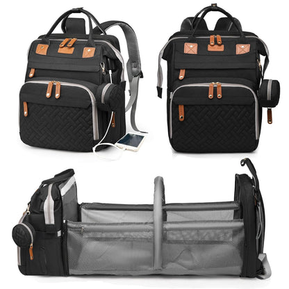 3 In 1 Foldable Diaper Backpack